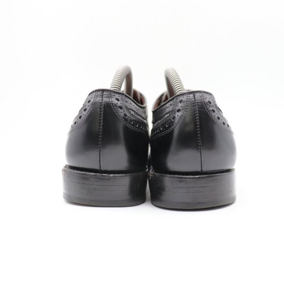 Allen Edmonds Strand Cap Dress Shoes Men\'s 8.5 D Black Leather Medallion USA main image 11